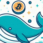 a simple Crypto Whale white backgrounded